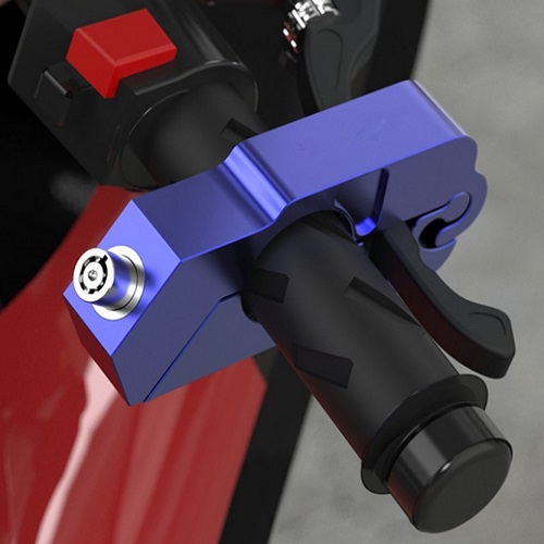 Here are some features commonly associated with electric motorcycle handlebar locks
