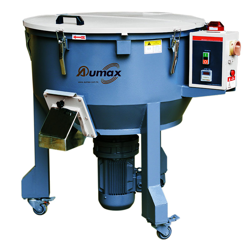 Characteristics of a vertical plastic color mixer