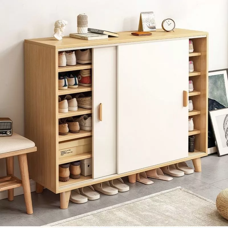 Detailed description of Sliding Door Shoe Cabinet